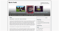 Desktop Screenshot of bjerkefamily.org
